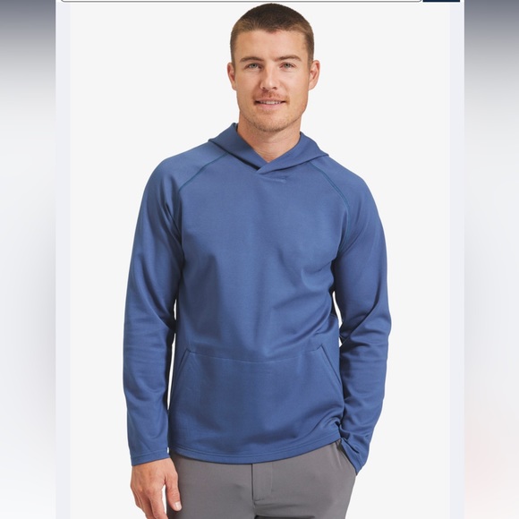 MIZZEN+MAIN PROFLEX HOODIE OCEAN